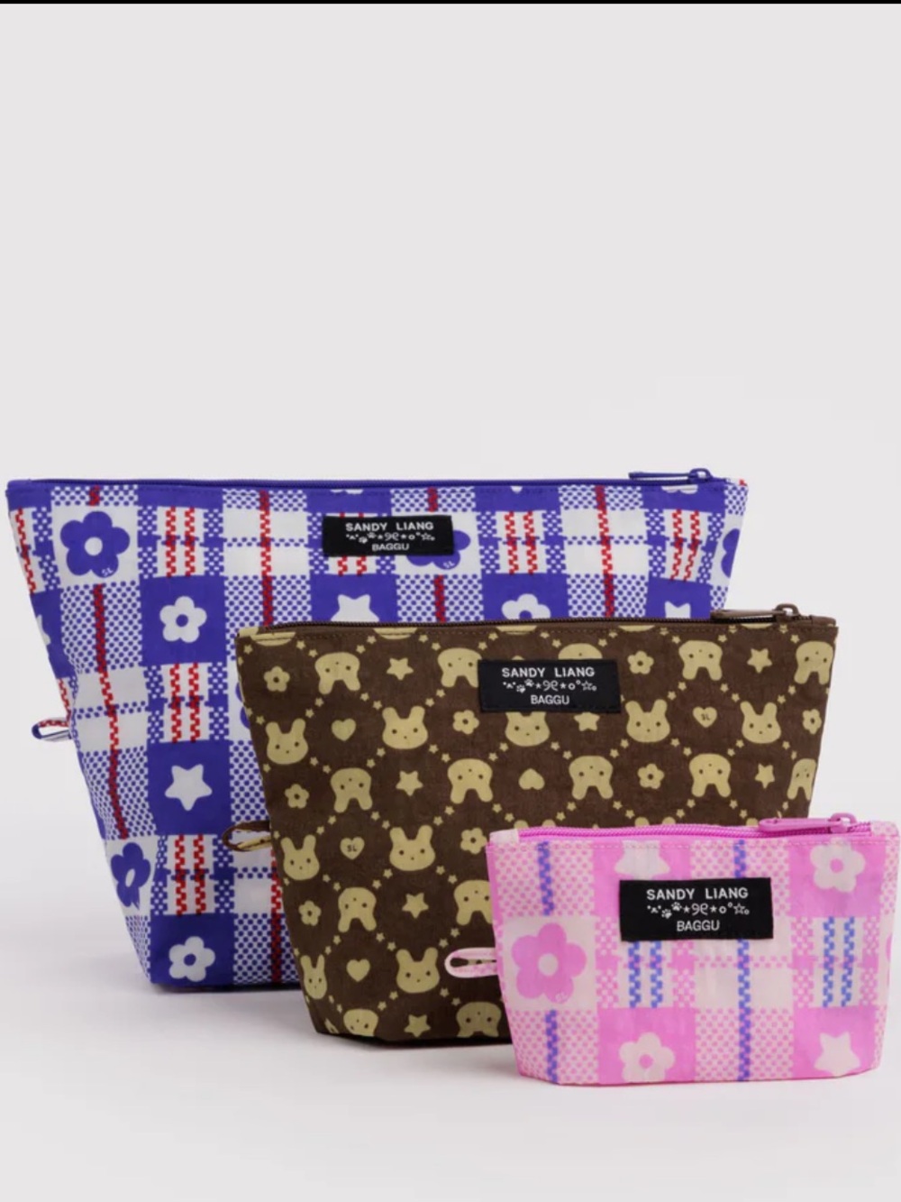 BAGGU Go Pouch Set